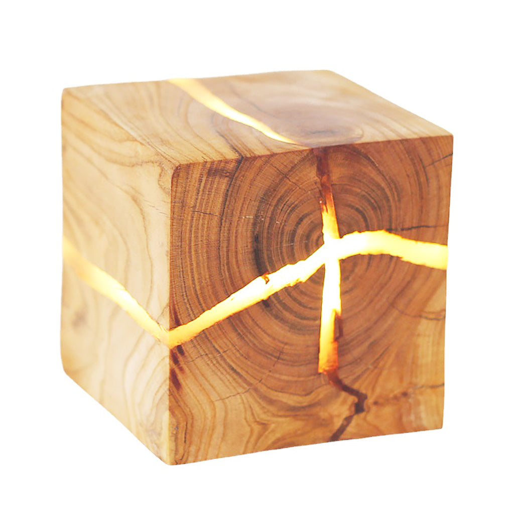 Ergové Wall Sconce Cracked Wood Grain Rustic Modern 3 Inch