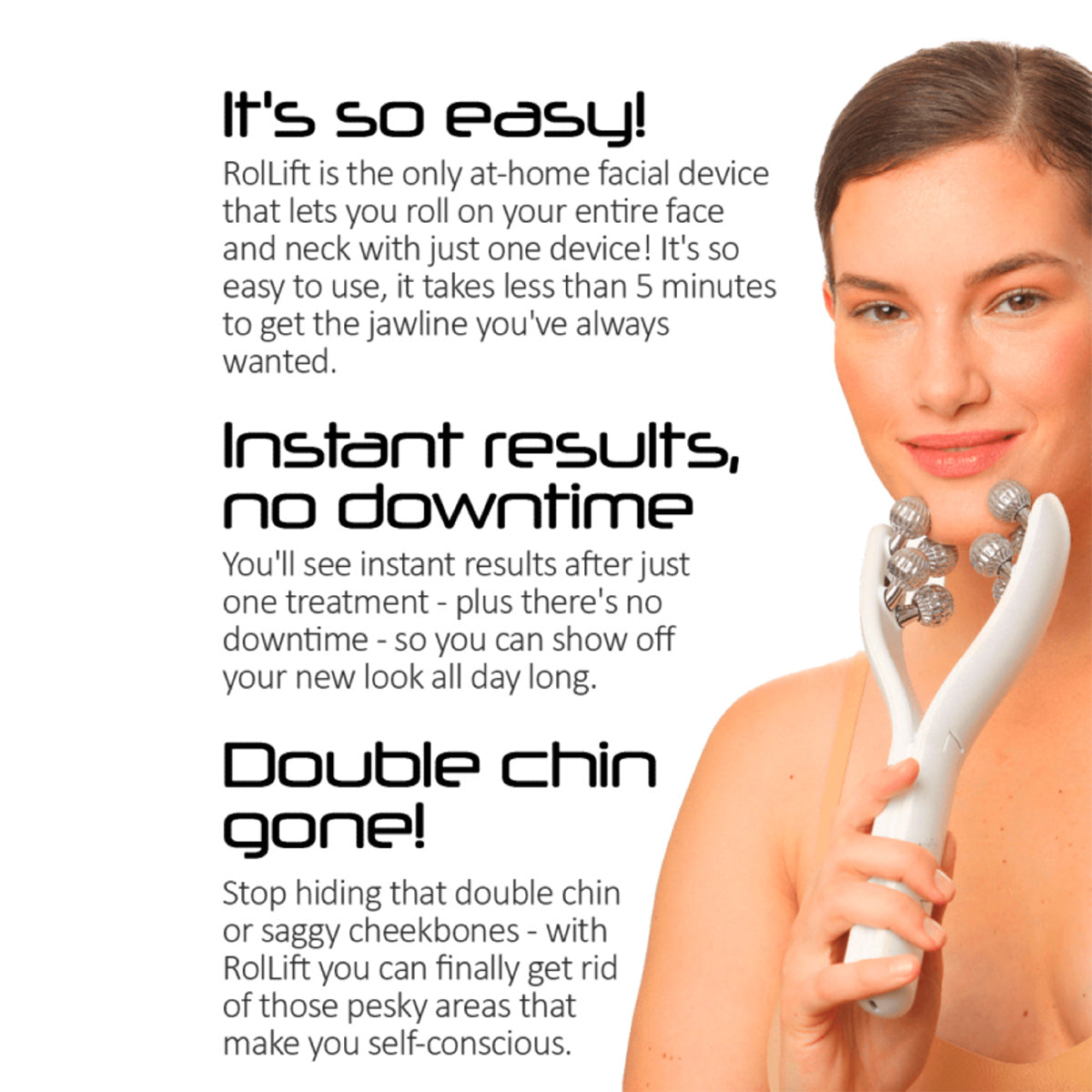 Cordless Face Lift Roller for Jawline & Neck