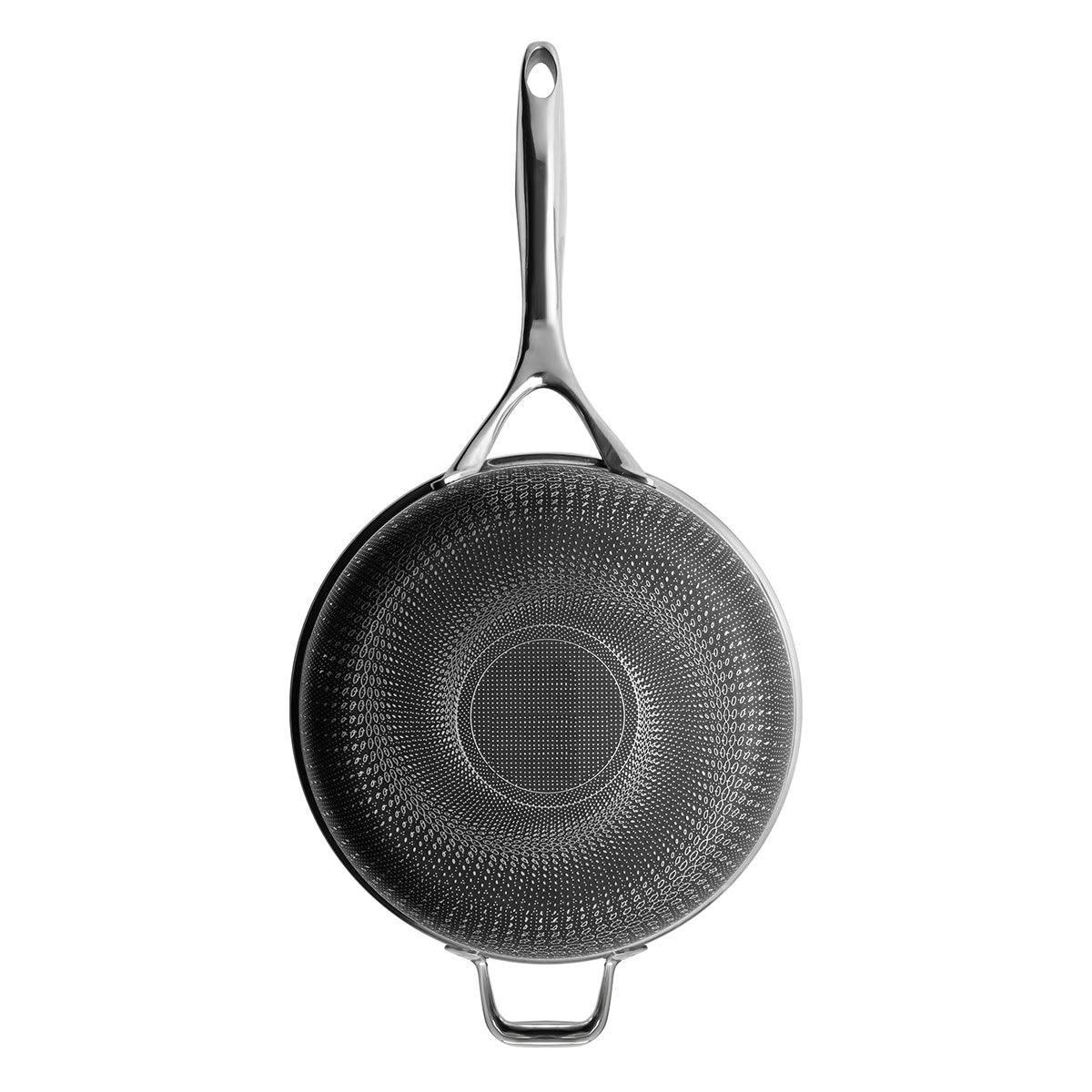 12-Inch Stainless Hybrid Nonstick Wok