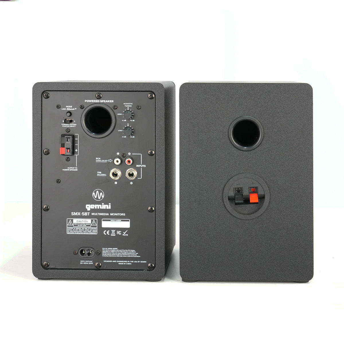 200W Bluetooth Studio Monitor Speaker Pair