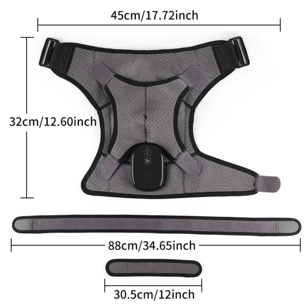 Heated Shoulder Brace with Vibration Massage