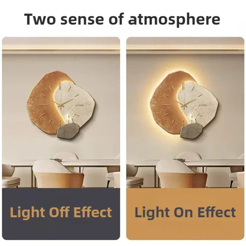 LumoClock LED-Lit Wall Clock