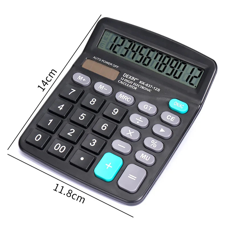SolarCalc 12-Digit Desktop Calculator