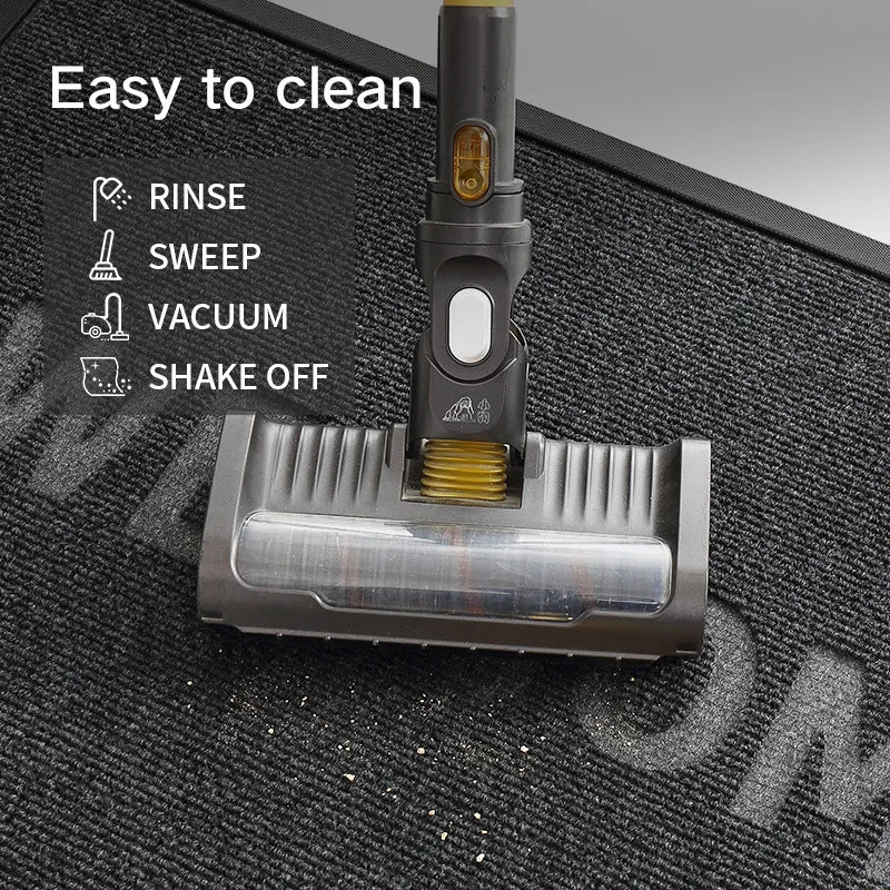 Ergové Outdoor Door Mat Rubber Polypropylene Dark Gray