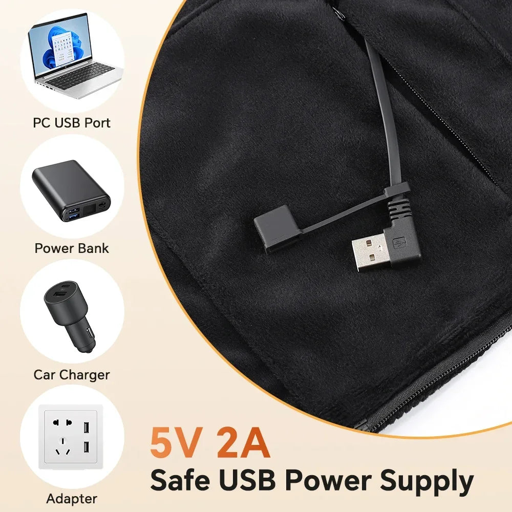 Heated Hooded Shawl Graphene Wrap