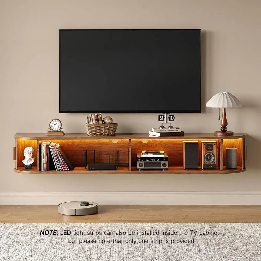 Floating LED TV Stand