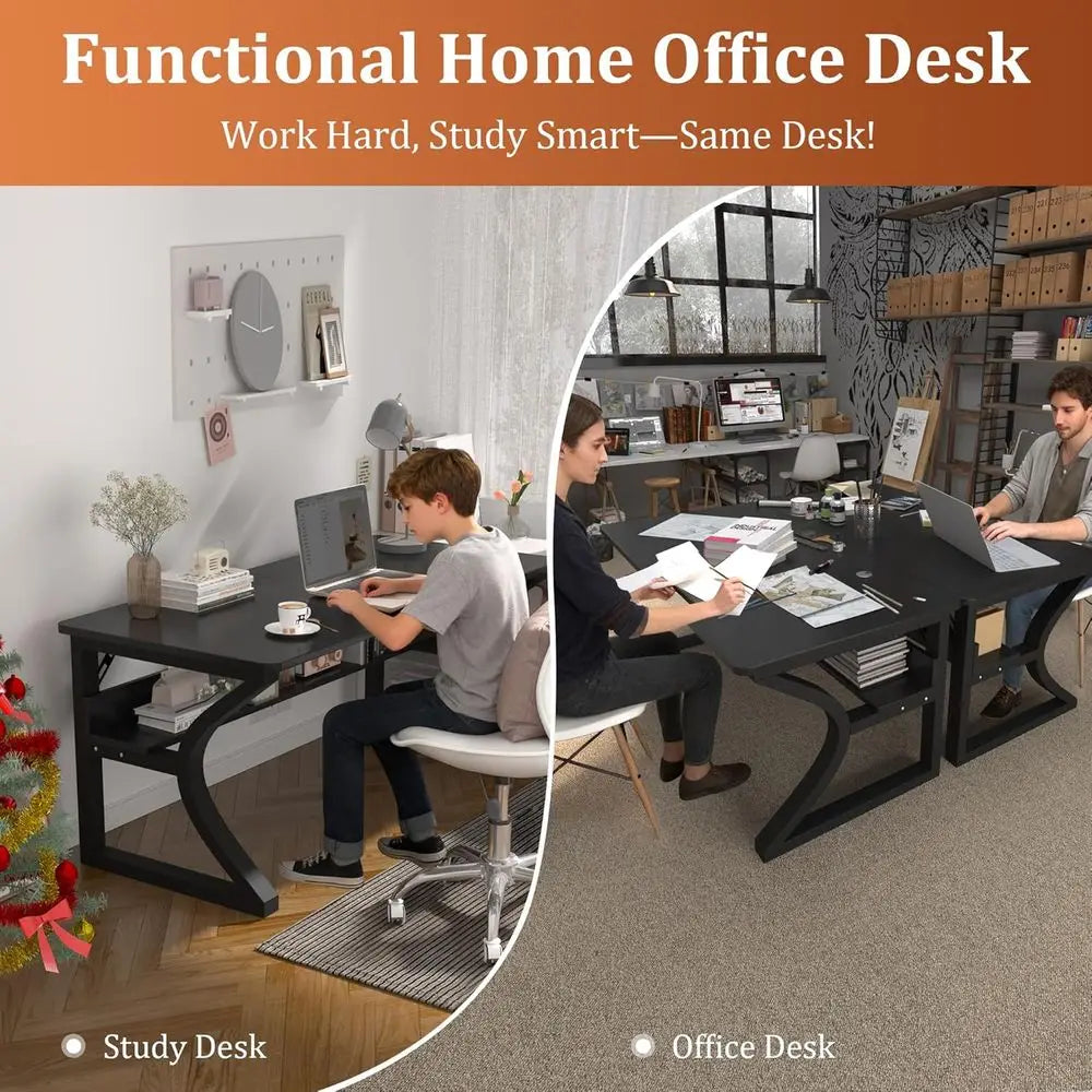 Deep-Top Computer Desk