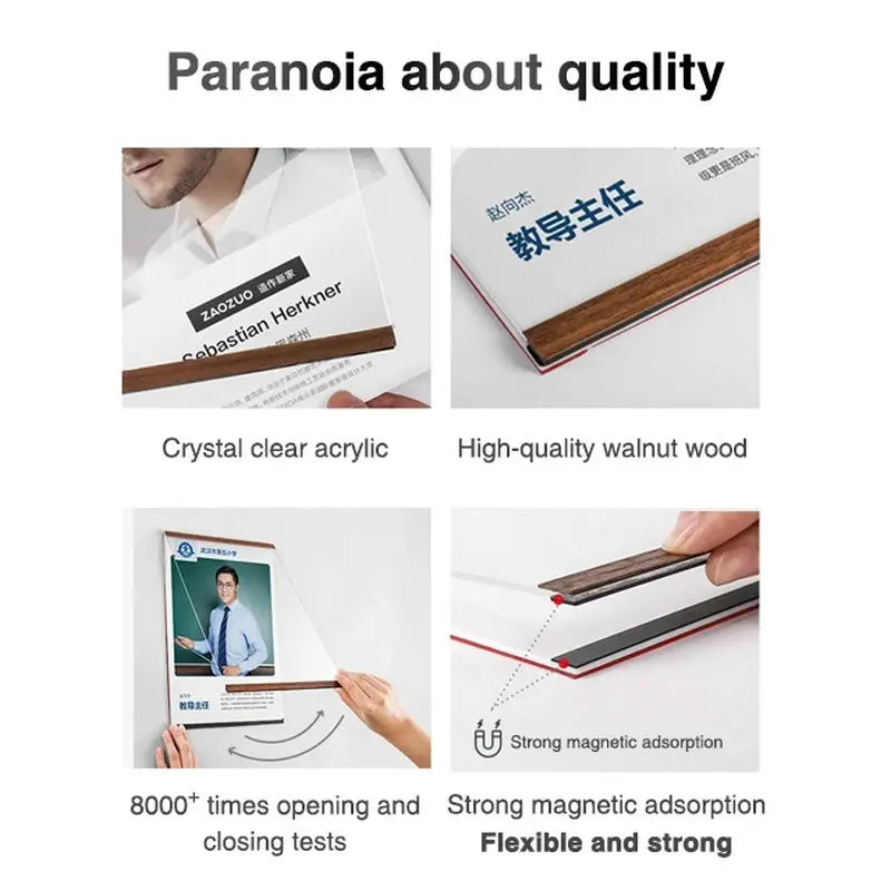 Magnetic Acrylic Photo Frame, Adhesive Mount