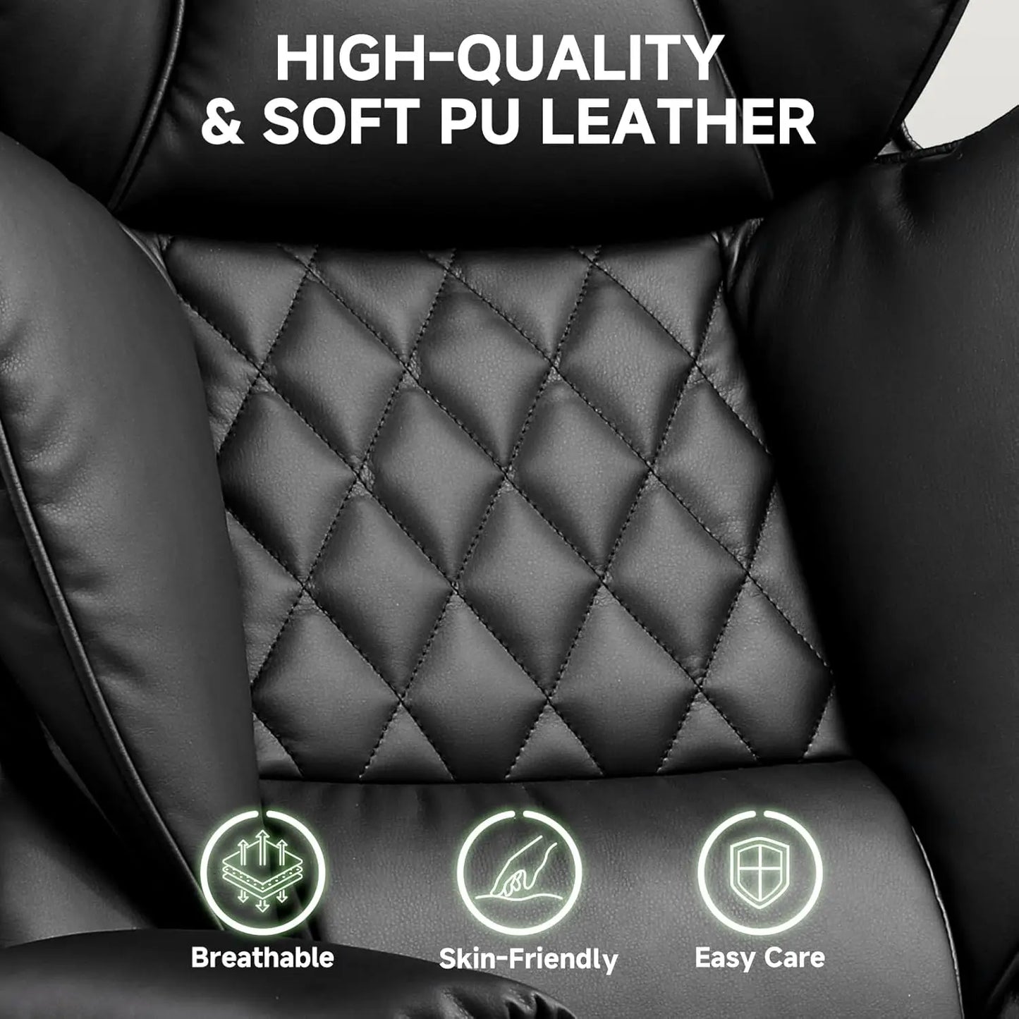 High-Back Leather Gaming Chair