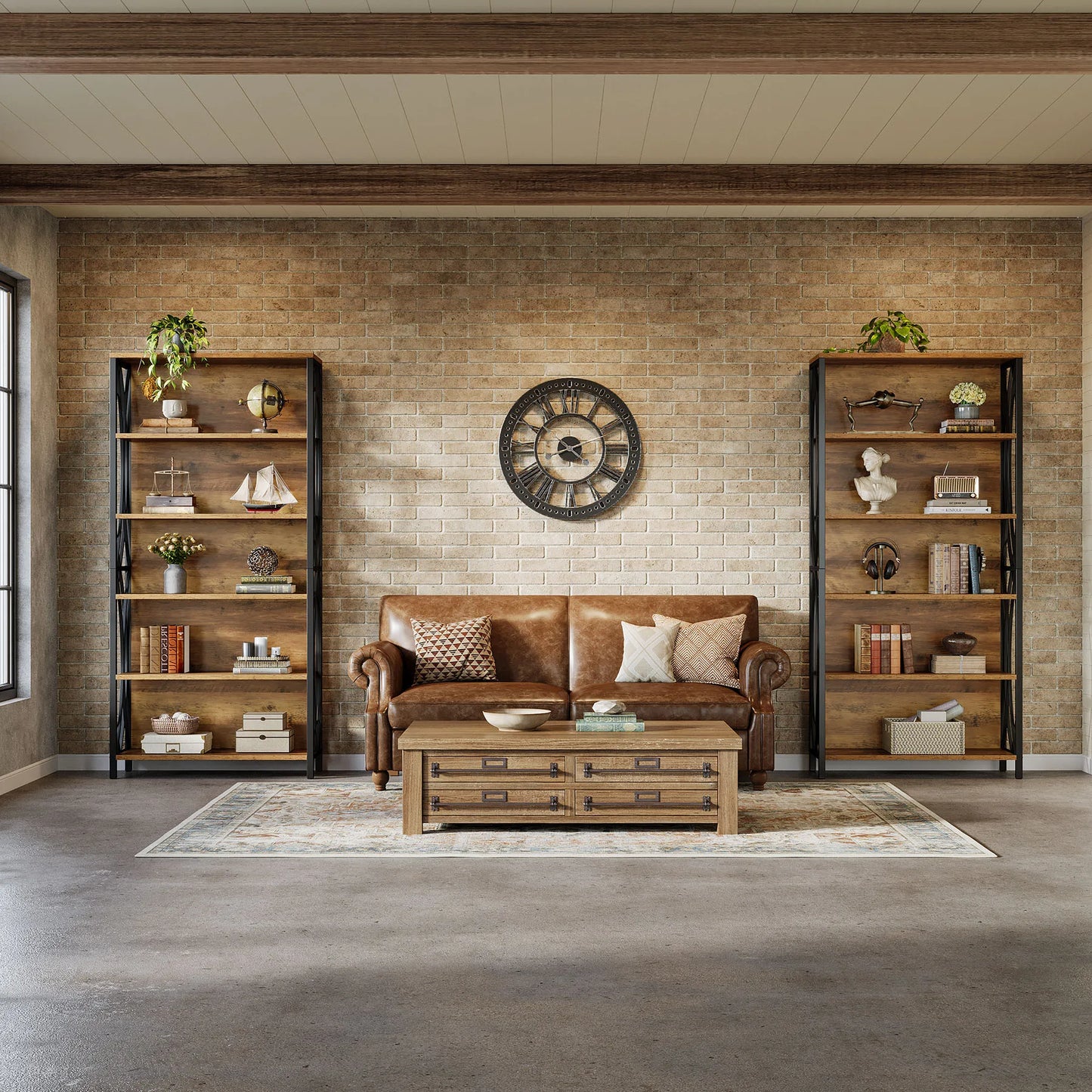 Aldergate Industrial Bookshelf