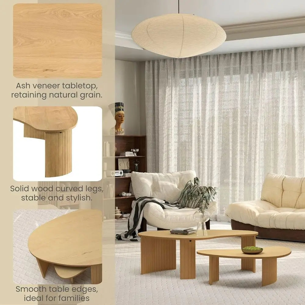 Mango Ash Coffee Table Duo