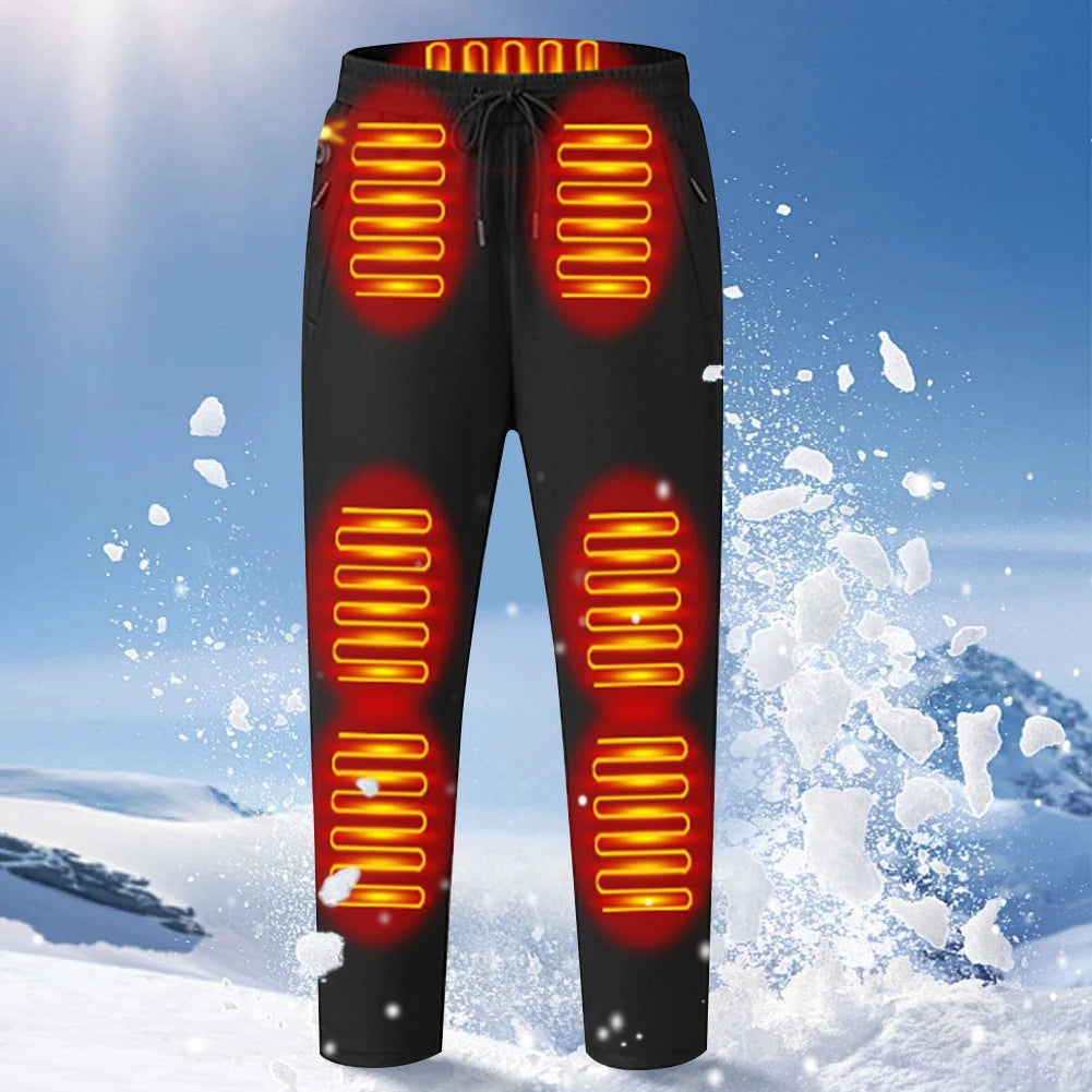 USB Heated Pants | 12 Heating Zones, Windproof and Waterproof