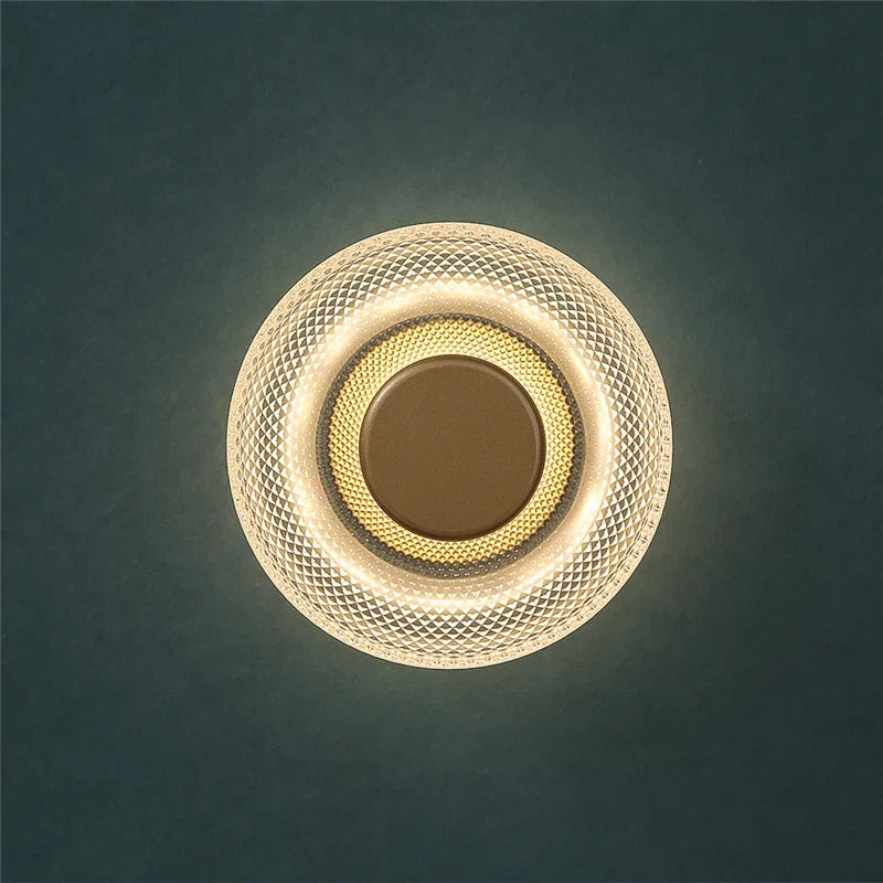 A Glass Disc That Glows From Within