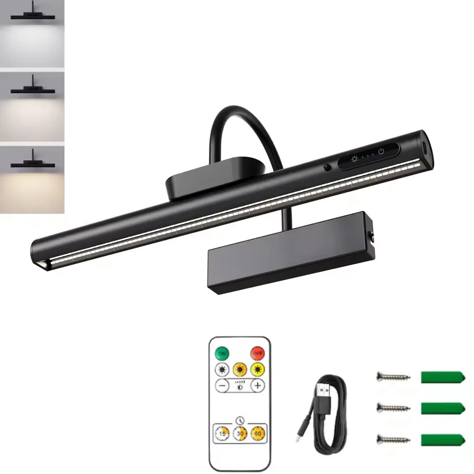 Ergové Picture Light Aluminum Wall-Mounted Gold 330mm