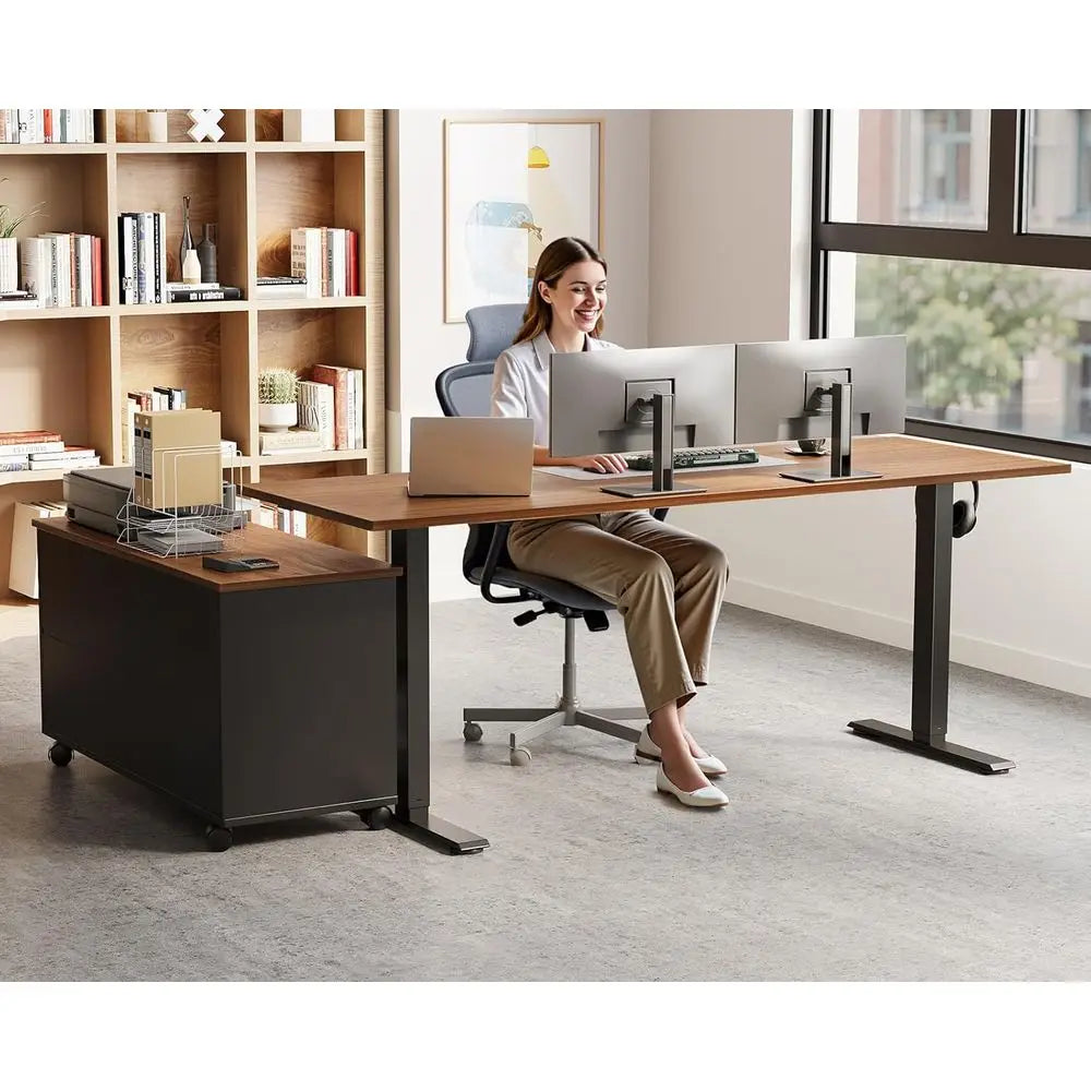 Summit Executive Lift L-Desk