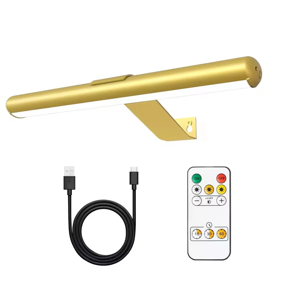 Ergové Picture Light Aluminum Wall-Mounted Gold 330mm