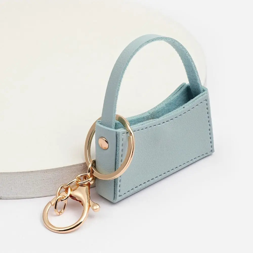 Candy Color Bag Charm Keychain