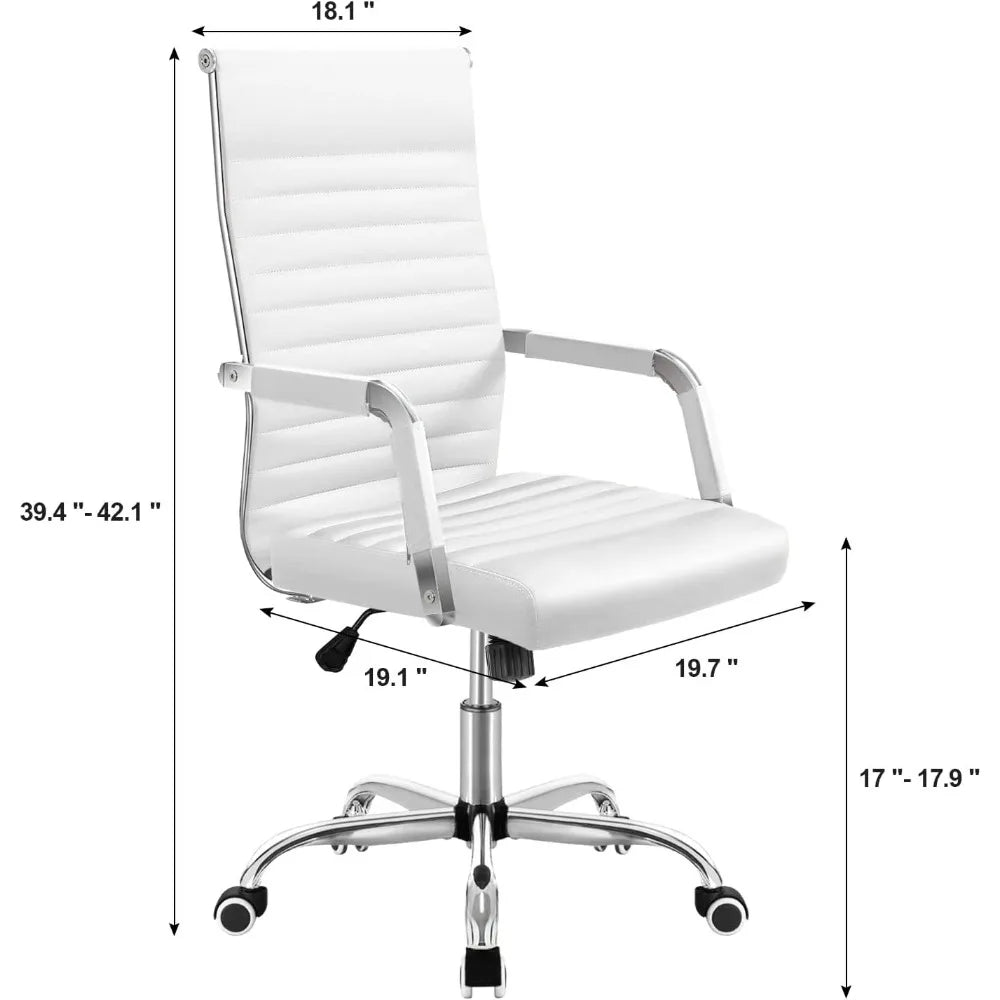 Modern White Office Chair