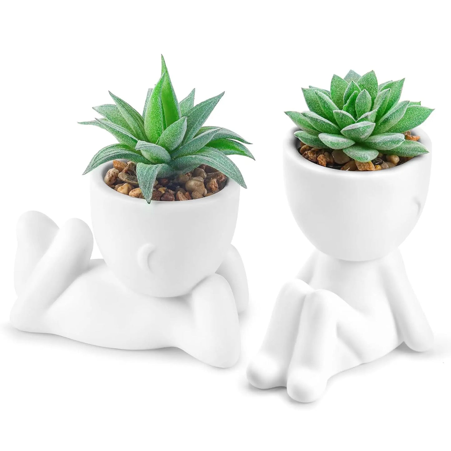 Fake Succulent Plants (2-Pack)