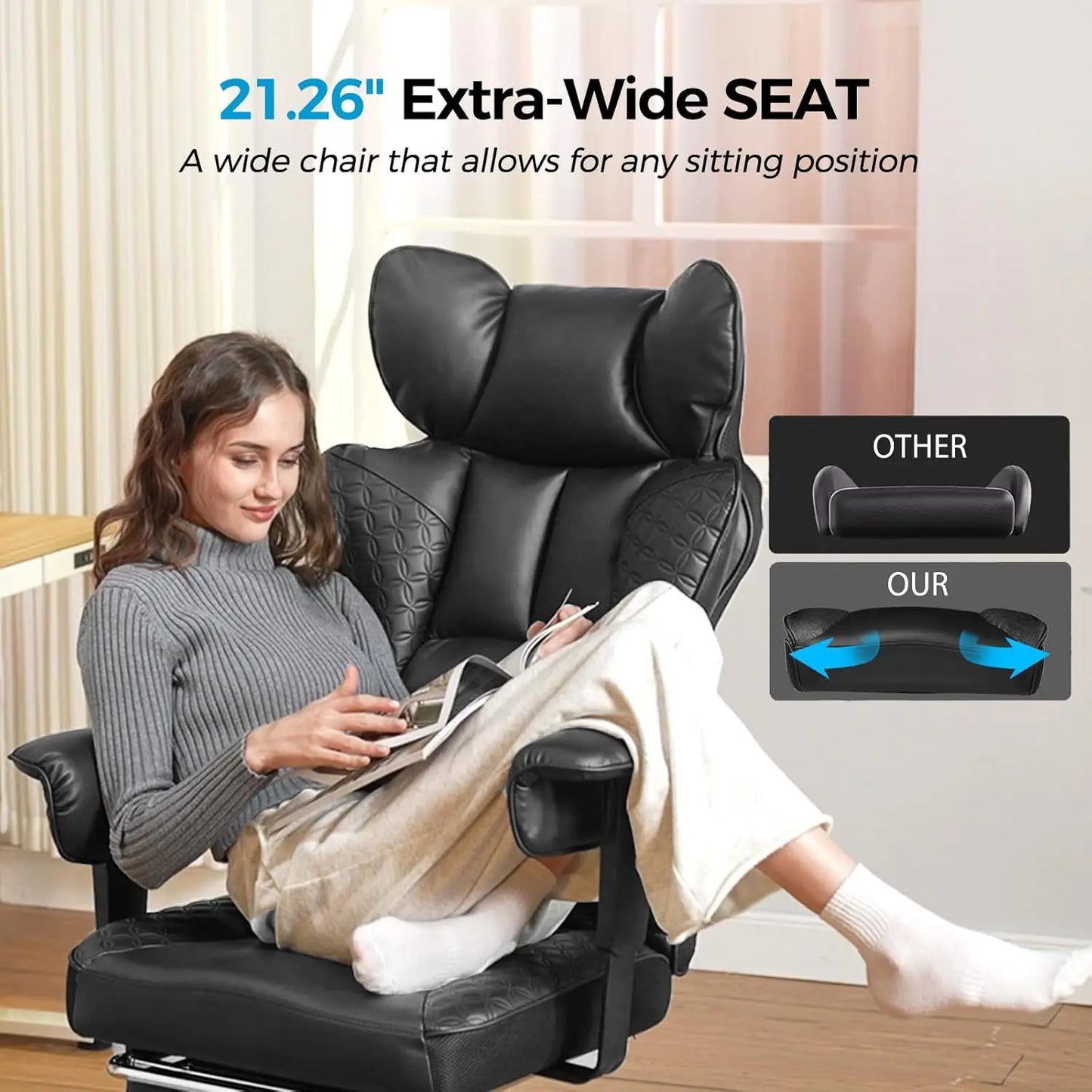 Wide Seat Gaming Chair