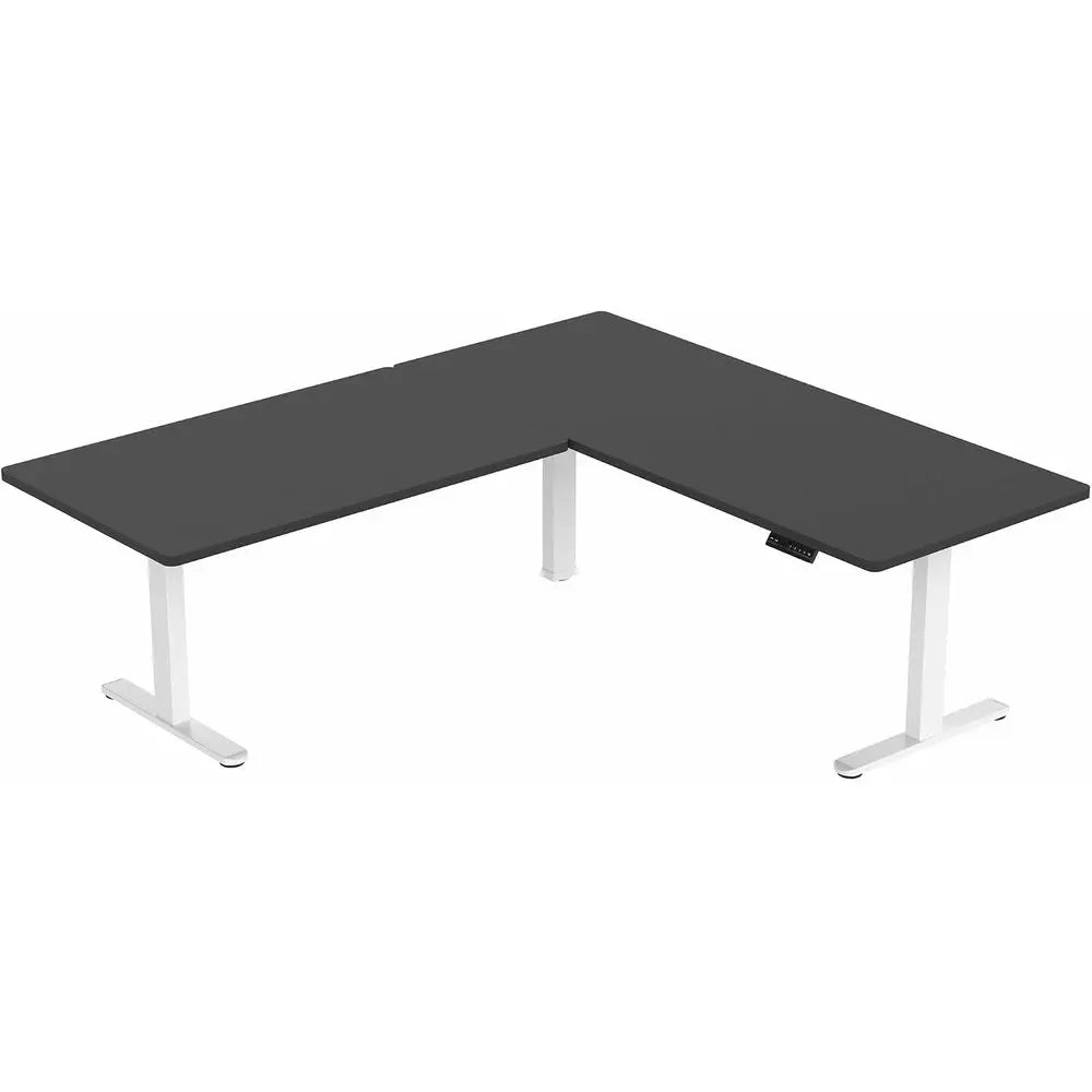 L-Shaped Memory Control Standing Desk