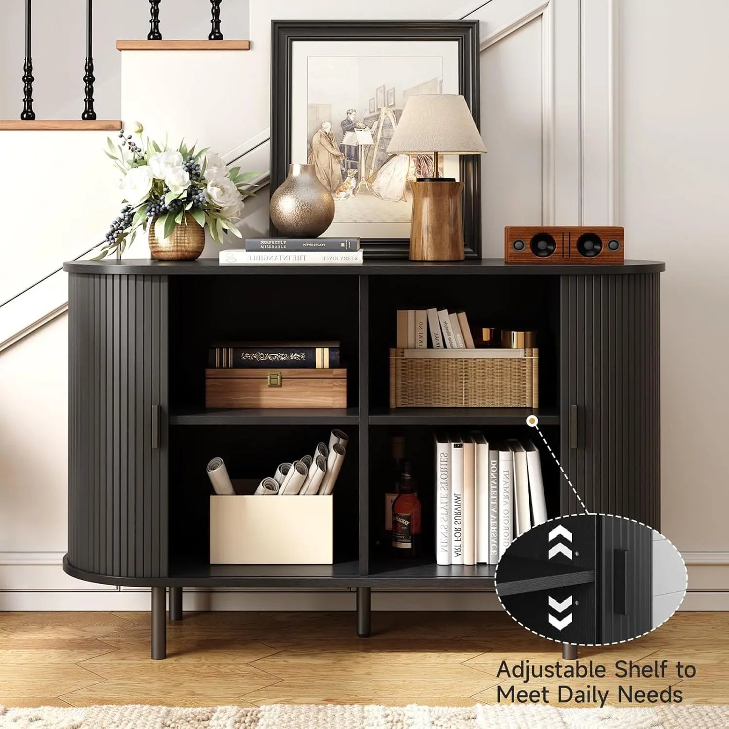 Winshire Sliding Door Buffet Cabinet