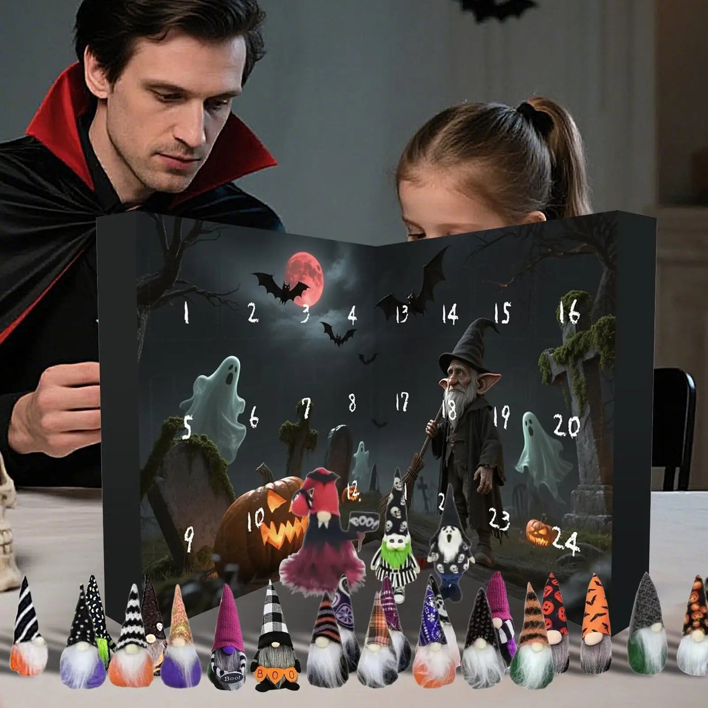 24-Day Halloween Gnome Countdown Calendar