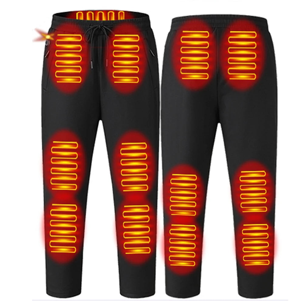 USB Heated Pants | 12 Heating Zones, Windproof and Waterproof
