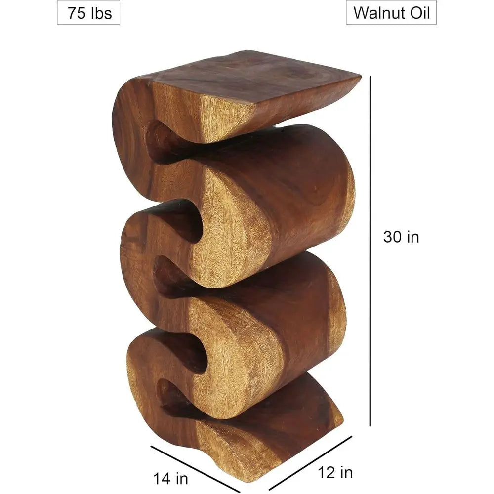 Cascade Walnut Wave Table