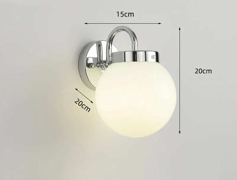 Quashion Wall Lamp | Chrome Modern Minimalist Design