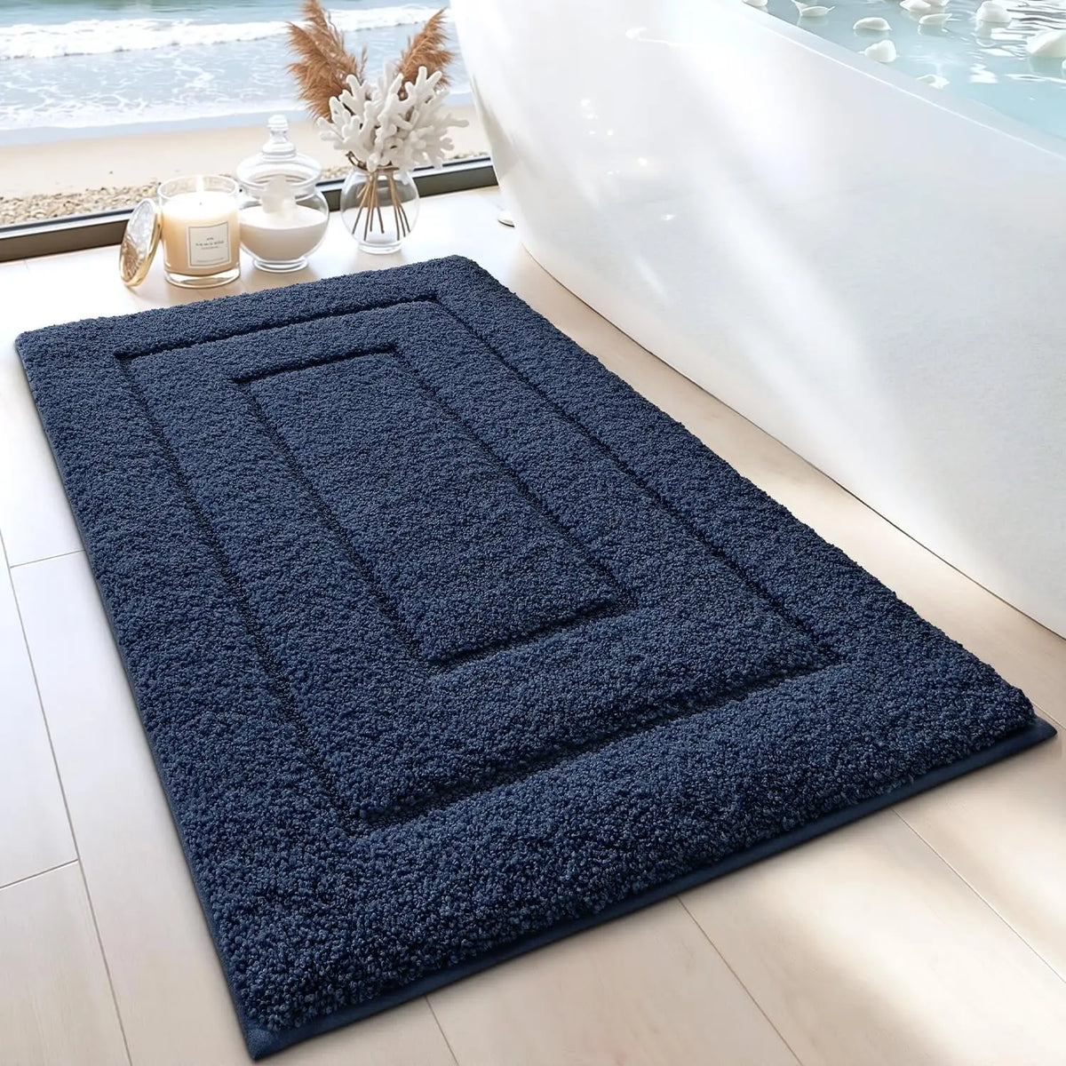 Ergové Bath Mat Polyester TPR Backing 5 Colors 3 Sizes