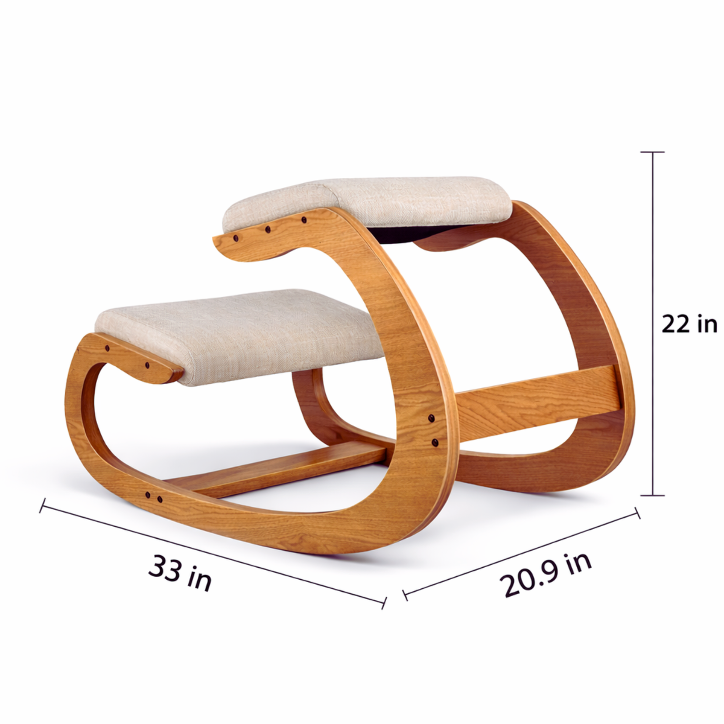 Scandinavian Kneeling Chair - Posture Kneeling Chair