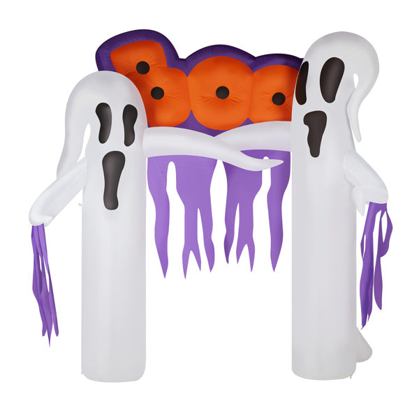 9.8ft LED Ghost Arch Inflatable Halloween Decor