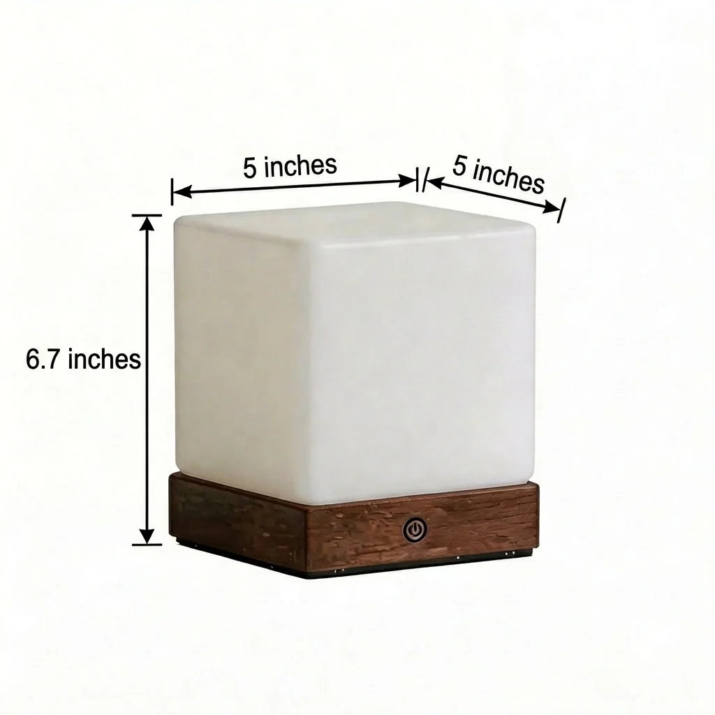 Modern Mini Cube Table Lamp