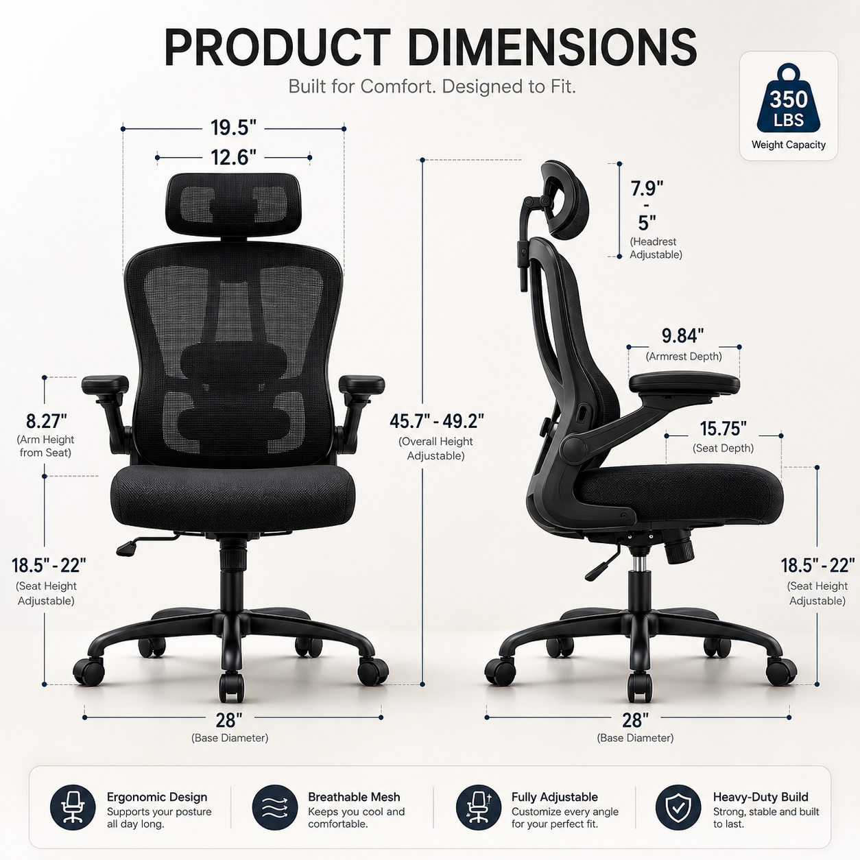 Nexus Mesh Ergonomic Office Chair