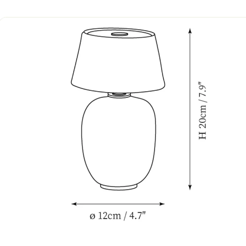 Modern Taupe Ceramic Table Lamp