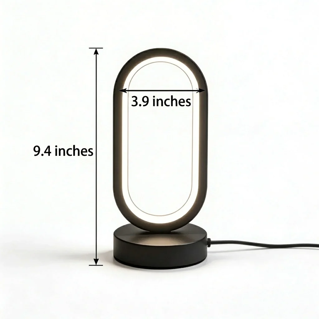 Modern Mini-Ring Desk Lamp