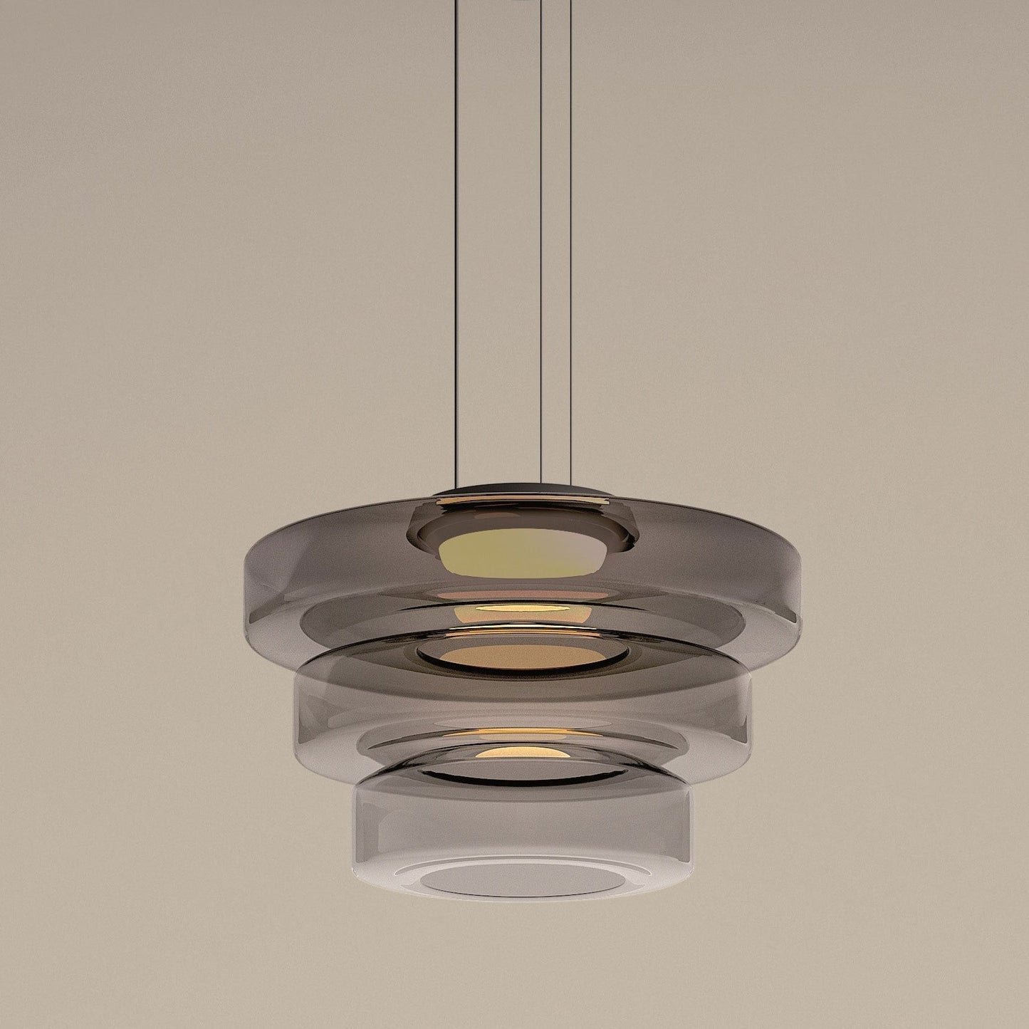 Bauhaus Layered Glass Pendant Lamp
