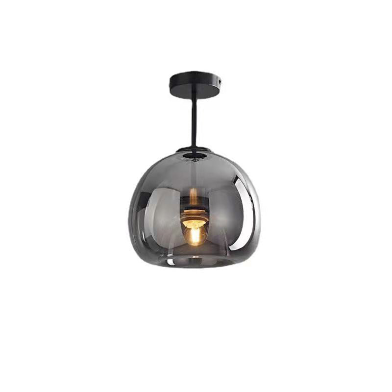 Nordic Glass Ball Semi-Flush Light