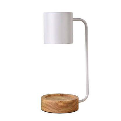 Japanese Wood Candle Warmer Lamp