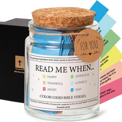 90 Day Bible Verses Jar - Daily Scripture Gift