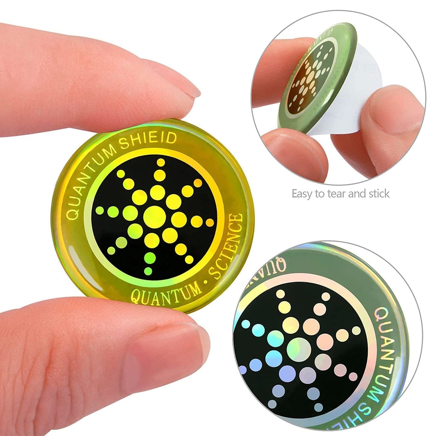 6-Pack EMF Radiation Shield Stickers