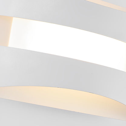 Ergové Rectangular LED Wall Sconce Iron and Acrylic White or Brown