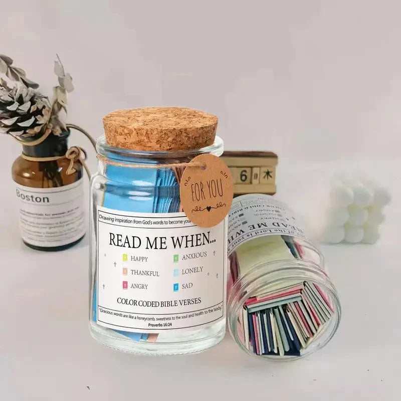90 Day Bible Verses Jar - Daily Scripture Gift