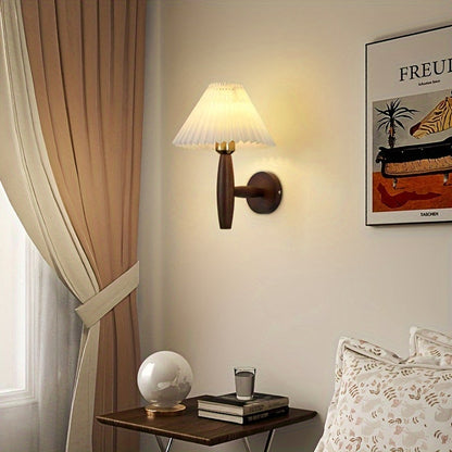 Nordic Wooden Wall Sconce