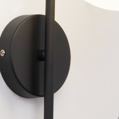 Ergové Glass Ball Wall Sconce LED Plug-In