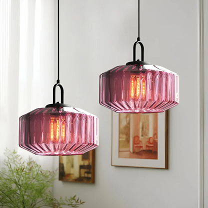 Mireta Retro Tinted Glass Pendant