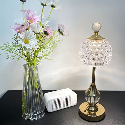 Crystal Touch Rechargeable Lamp
