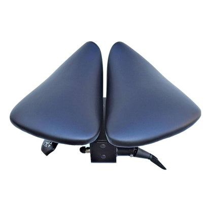 HeavyDuty Split Seat Saddle Stool - 500lbs