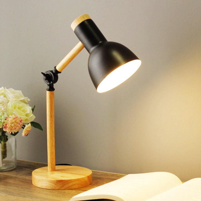Nordic Wood LED Desk Lamp
